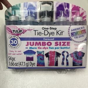 Tulip One Step Tie Dye Kit 54 pc Jumbo Size New Factory Sealed